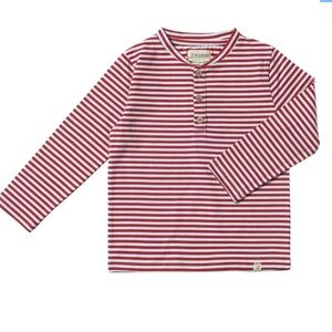 Me & Henry Adams Red and White Striped Henley